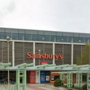 A teenager was arrested after a reported 'knifepoint robbery' at Sainsbury's in Welwyn Garden City.