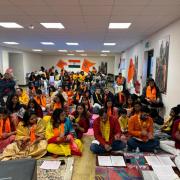 Hatfield's Hindu community gathered to chant the Sunderkand Path