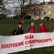 Garden City Runners had three in the senior men's race at the Southern Championships. Picture: GCR