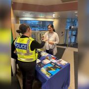 Residents were able to speak to the police about any issues worrying them and get advice to help protect themselves from crime