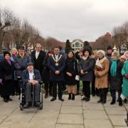 People of all faiths gathered for a peace vigil in Welwyn Garden City