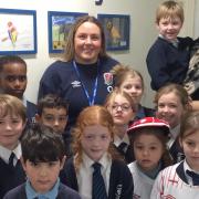 Kelsey Clifford spoke at Ladbrooke School about her life and career.