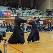 Colin impressed at the 2024 International City Kendo Cultural Exchange Tournament in Taiwan.