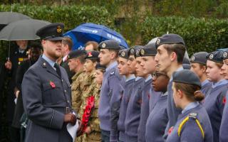 Representatives marched in Hatfield's Remembrance Parade