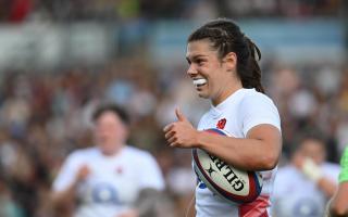 The smiles have gone for Helena Rowland after she was ruled out of the Six Nations. Picture: SIMON GALLOWAY/PA